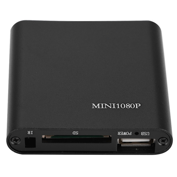 Mini HD Media Player Stereo Sound & 1080P Video HDMI/AV Output Media Player Center -