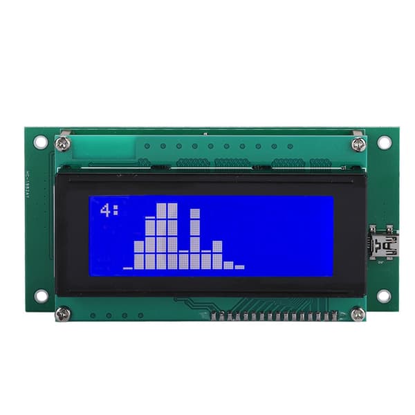 Smart LCD-modulskjermtavle Blå UART-basert USB LCD-modulskjermpanel