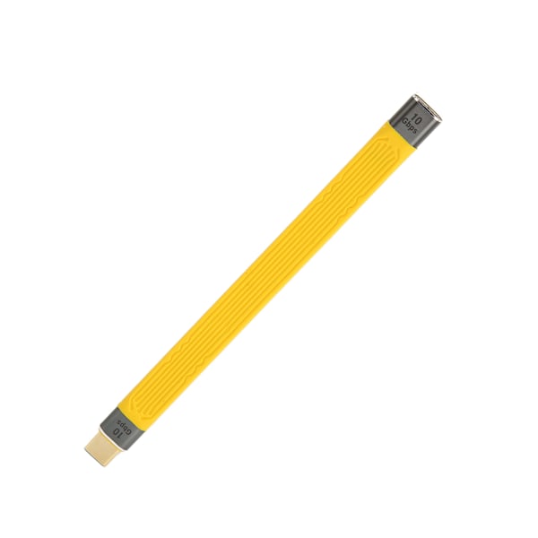 Typ C hane till hona kabel Effektiv överföring 100W 5A 10Gbp 13,5 cm längd FPC flexibel datakabel för resor kontor