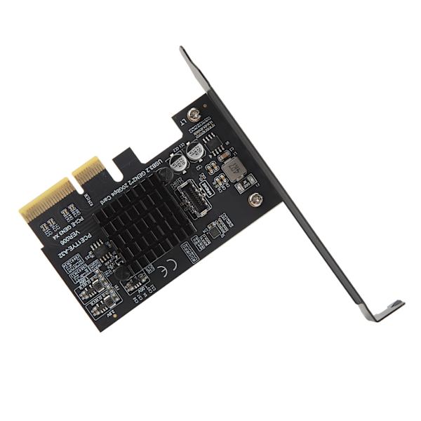 USB 3.2 Gen 2 Expansionskort Typ C 20 Gbps ASM3242 Huvudkontroll PCIe till USB 3.2 Expansionskort för stationärt chassi