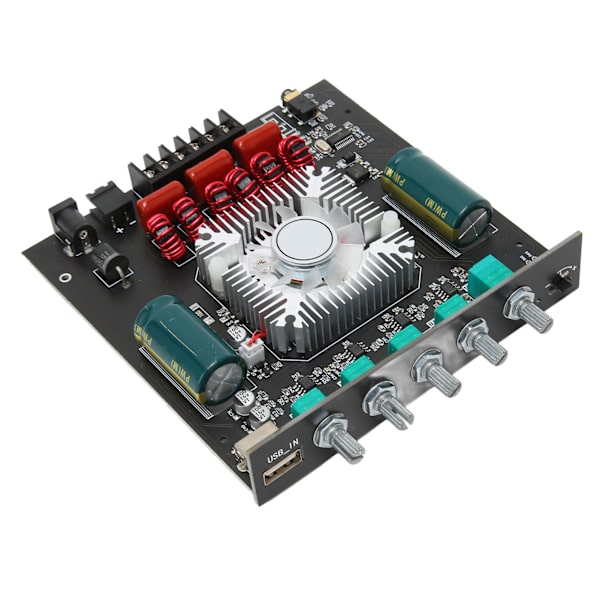 Bluetooth-förstärkarkort 2.1-kanals subwoofer HiFi trådlös ljudförstärkarmodul med diskant- och baskontroll 15V-36V