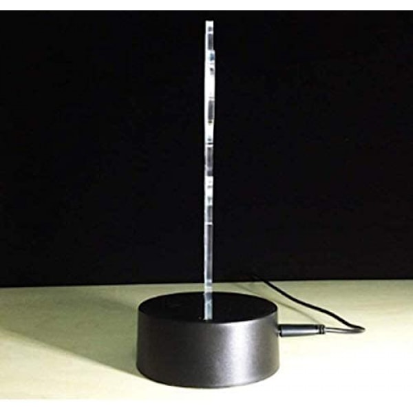 Fotbolls hjälm nattlampa 7 färger LED, 7 färger gradvis ändring touch switch USB bordslampa för semestergåvor eller heminredning
