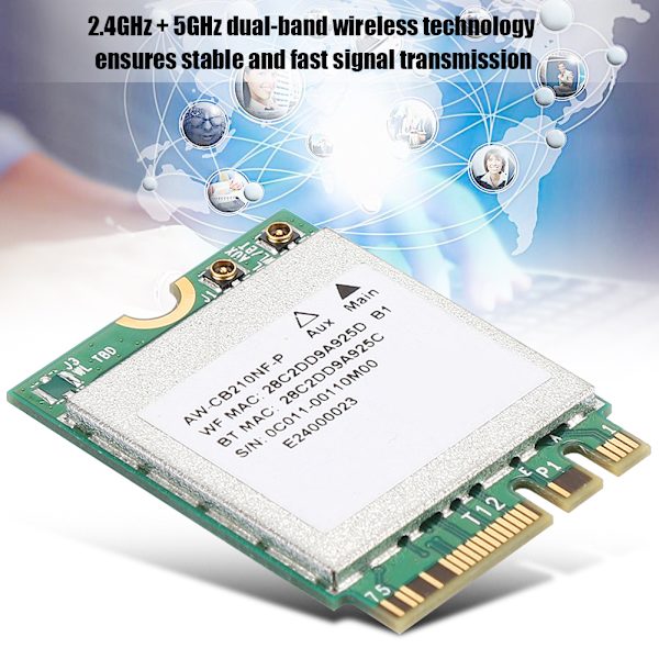 2.4GHz5GHz Dual Band Netværkskort BCM94356Z WiFi AC Trådløst Netværkskort NGFF Interface