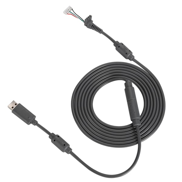 USB 4-nastainen peliohjaimen kaapeli, vaihtojohto, irrotettava sovitin Xbox 360:lle (harmaa)