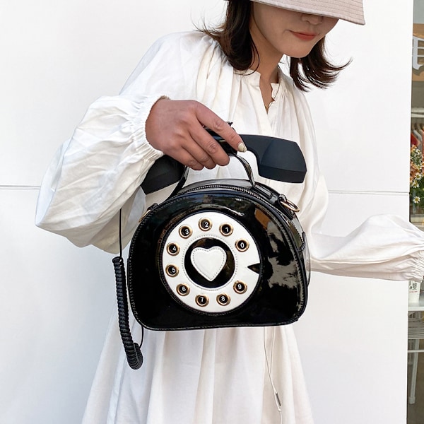 Mote personlighet håndveske skulder crossbody bag utenlandsk telefon salveske street trend