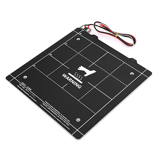 3D-skrivare magnetisk uppvärmd säng svart bra värmeledningsförmåga varm säng 235x235mm 24V