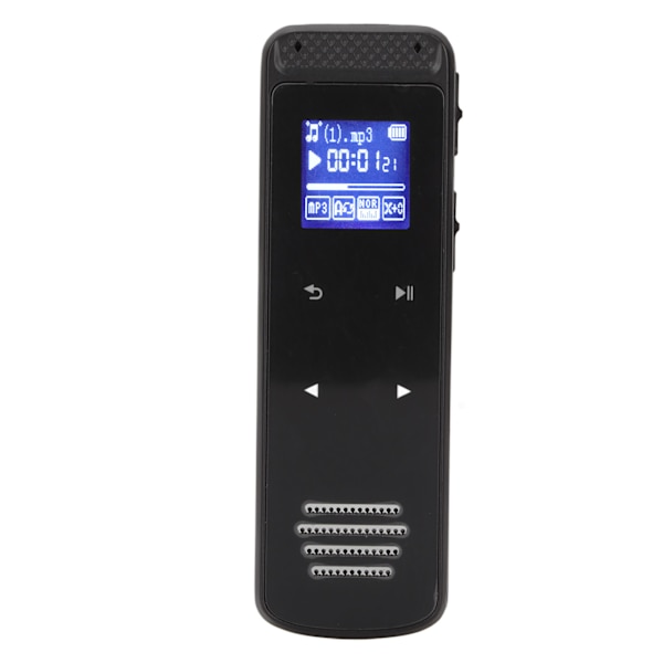 Mini röstinspelare Röst till text AI Smart HD brusreducering Zink legering Röstinspelare för föreläsning Möte Intervju Neutral engelska 16GB