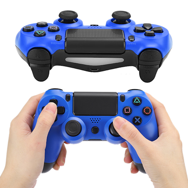 Kablet Gamepad Høj følsomhed Ergonomisk Game Controller Joystick til PS4 KonsolBlå