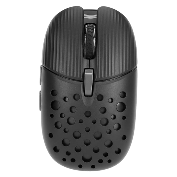 Langaton näppäimistö ja hiiri -yhdistelmä, puhdas väri, retro 2.4G langaton näppäimistö ja hiiri pyöreillä näppäimillä ja numeronäppäimistöllä, musta taulu
