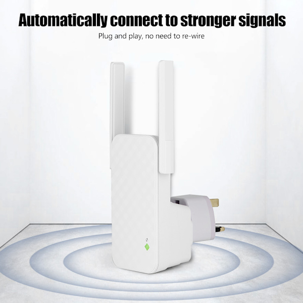 Universell trådlös WiFi-repeater räckviddsförlängare signalförstärkare 300 Mbps