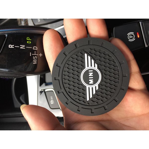 MINI Auton Mukiteline 2 KPL, Auton Tarvikkeet 2.75 Tuumaa, Liukumaton Lisäysalunen, Sopii Useimpiin Auton Sisätiloihin, Auton Tarvike