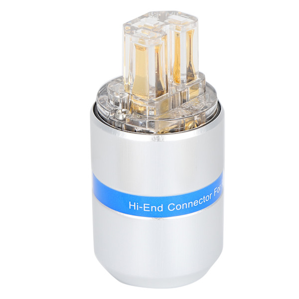 Monosaudio Audio Power Connector Ren Kobber 24K Guldbelagt Strømstik AC Strøm og HiFi Audio Connector (F107G Hun )