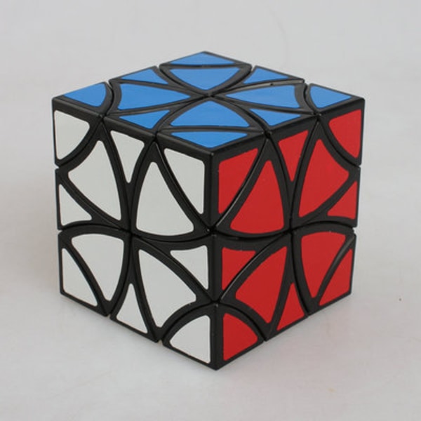 Curvy Copter Pusleskube, Butterfly Puslespill, Helikopter Twisty Speed Cube Puslespill, Hjernespill, Svart