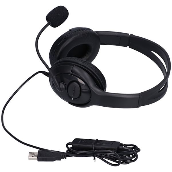 Langallinen puhelinheadset Langallinen USB-High Fidelity -kuulokkeet PC-puhelimeen Pöytätietokoneisiin