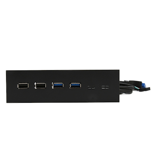 5,25 tommer USB 3.0 frontpanelhub 4 porte 5 Gbps højhastighed 19-bens USB frontpanelhub til pc