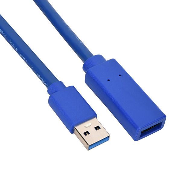USB 3.0 han til hun datakabel computer mus tastatur U disk forlængerkabel (blå 1m)