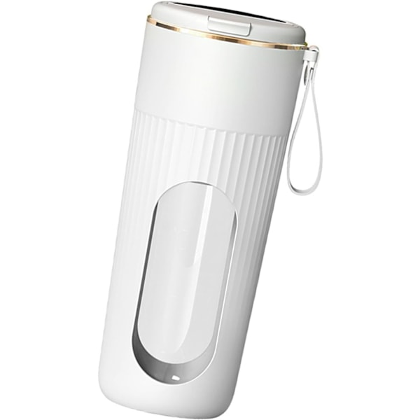 Bärbar Juicepress & Mixer för Smoothies 340ML Juicepressar Mixers Multifunktionella Fruktmixers med LED-Display White