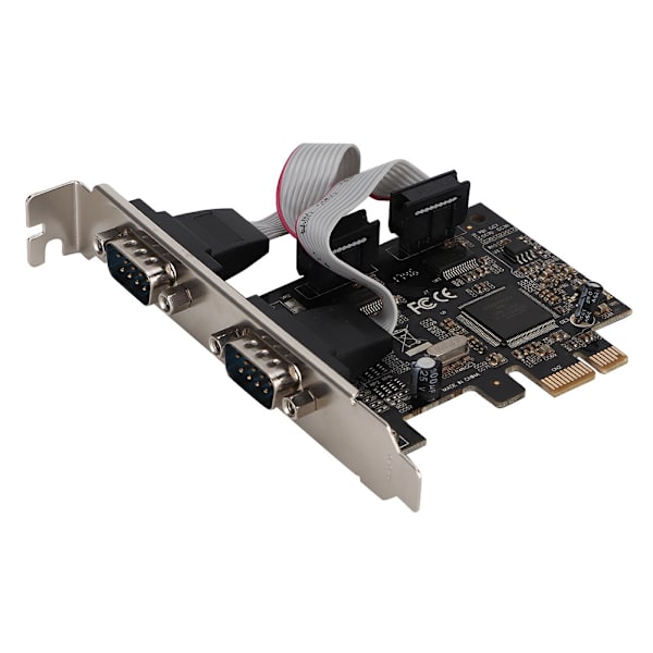 ST32 PCI-E 2-porttiseen RS232-sarjakorttisovitin virtalähteellä WCH382L Master Chip