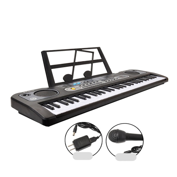 61-tangenters keyboardpiano, bærbar, multifunksjonell, 76 cm, elektronisk keyboardpiano for barn With CN Plug 220V
