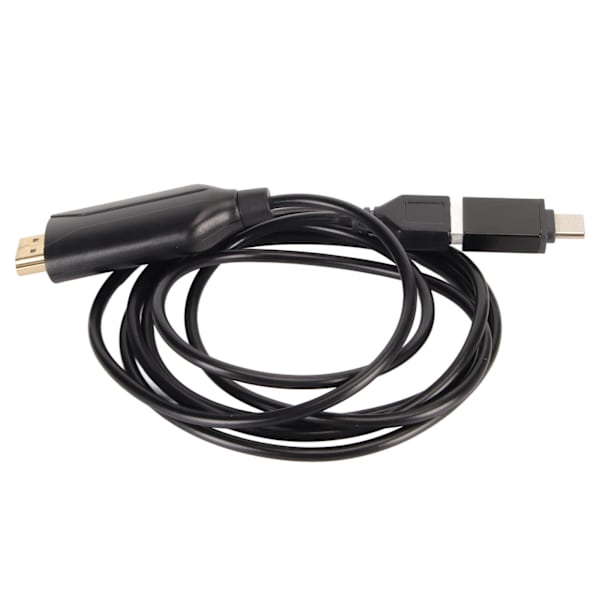 Videokortkabel HD 1080P 60fps HD Multimedia Interface till USB och typ C videoadapterkabel 4,9ft