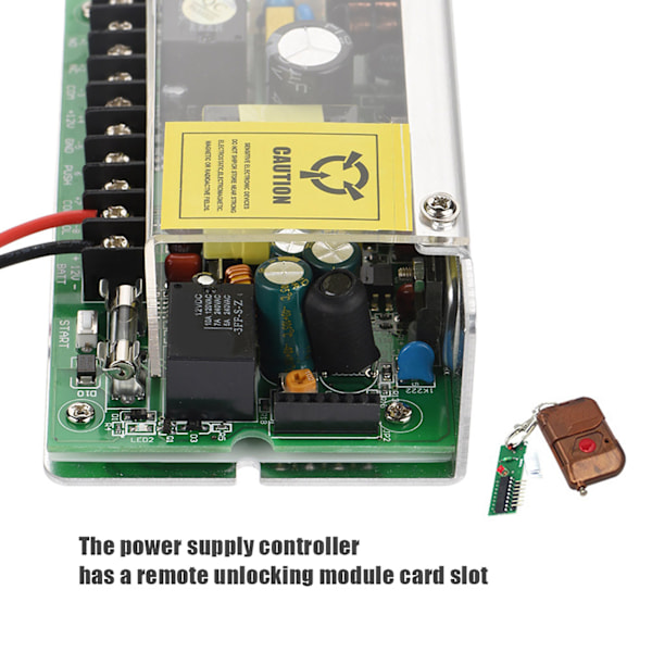12V/5A Strömkälla för Dörr Entré Access Kontroll System Switch Strömkälla Fjärrlås