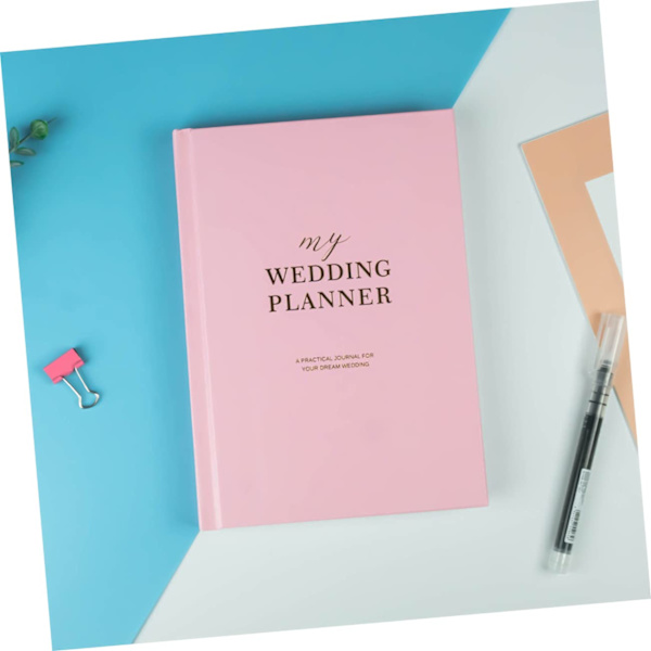 Operitacx 2 stk Bryllupsbog Bryllups-planlægger Notesbog Notesbøger til Arbejde Bryllups-planlægning Organizer Binder Brudebog Planlægger Notesblok