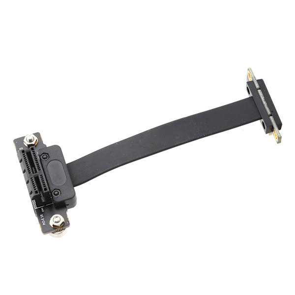 Forlængerkabel PCI‑E 1X Dual 90° Netværksadapter med LED-indikation Magnetisk pude