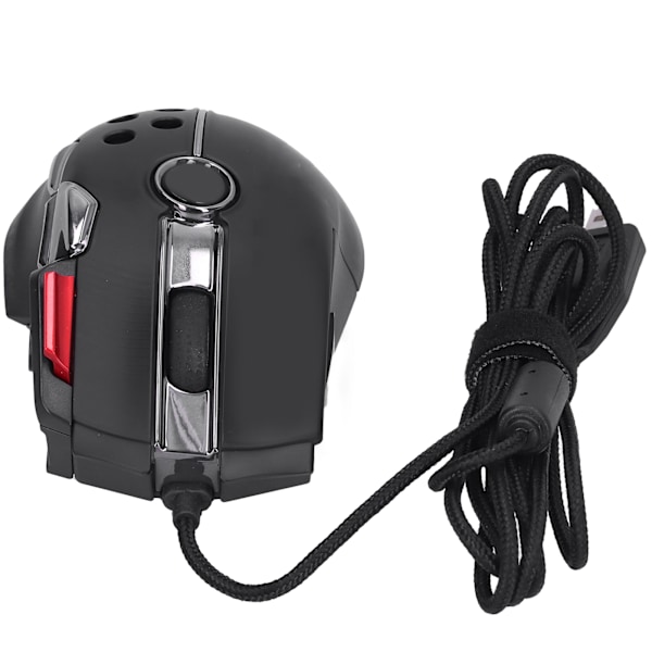 Mus med ledning, sort, ESports Gaming Free Drive RGB-belysning USB-computertilbehør (sort)