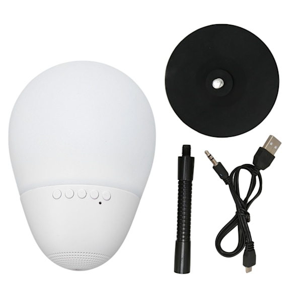 LED Bluetooth-kaiutin 5W kohinanvaimennuksella Imupohjan jalustakaiutin kotiin toimistoon