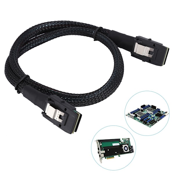 50CM Mini SAS36P SFF-8087 - Mini SAS36P 6Gbps HD nopea jakokaapeli