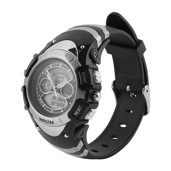 Barne Bluetooth Elektronisk Vanntett Sport Smart Klokke for Menn Gutter Barn Gaver (Svart)