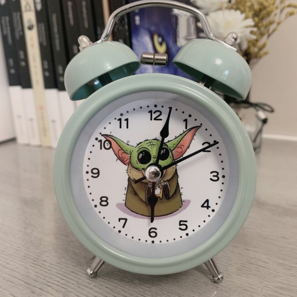 SAYTAY Bedroom Alarm Clock, Christmas Eve Cartoon Alarm Clock , Student Home Decoration Desktop Clock