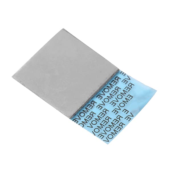 2 stk. 15mm*15mm*1mm CPU GPU Termisk Silica Pad Køling Ledende Varmeafleder CPU Chip Silikone Pad