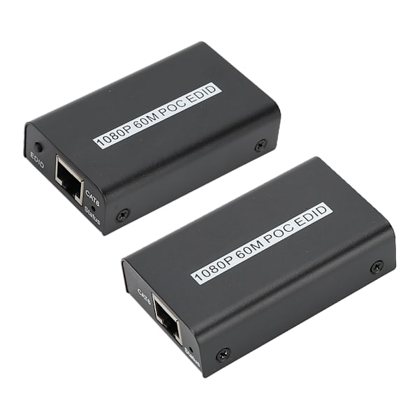 60M HD Multimedia Interface Enkeltkabel Extender HDMI Nettverksoverføring 1080P EDIDUK Plugg