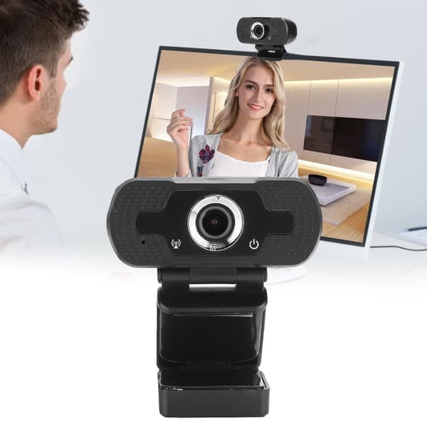 1080P USB-webkamera til computer med mikrofon til videokonferencer og livestreaming