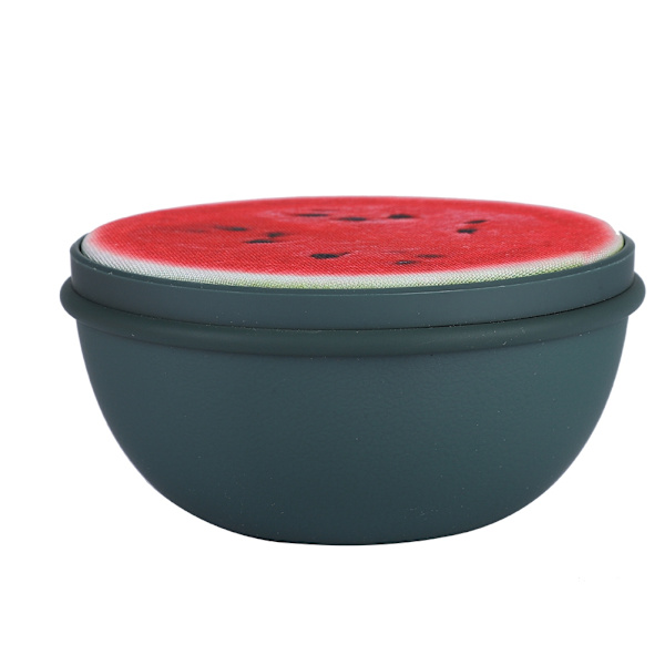 Mini bärbar Bluetooth utomhus fruktformad högtalare USB-musikspelare 3D Stereo Vattenmelon