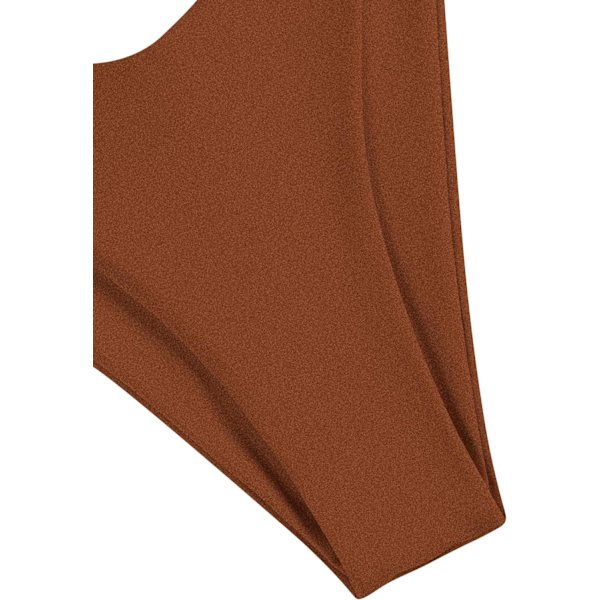 WJSM Naisten kolmiobikinit Kukkakuvioiset röyhelöt Solmio Bikinit Set Kaksiosainen uimapuku B-brown S