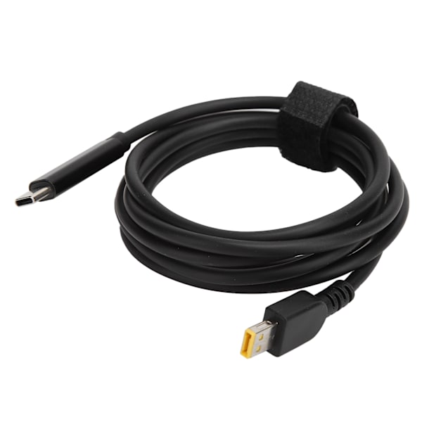 Typ C PD-omvandlare hane till hane 7,5x6,0 mm fyrkantigt gränssnitt Snabbladdningskabel 65W 1,5 m/5,0 fot för Lenovo bärbar dator