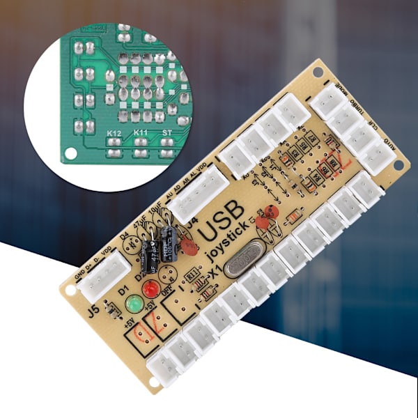 Pelikonsolin USB-piirilevy Pelikonsolin keltainen sirupiirlevy