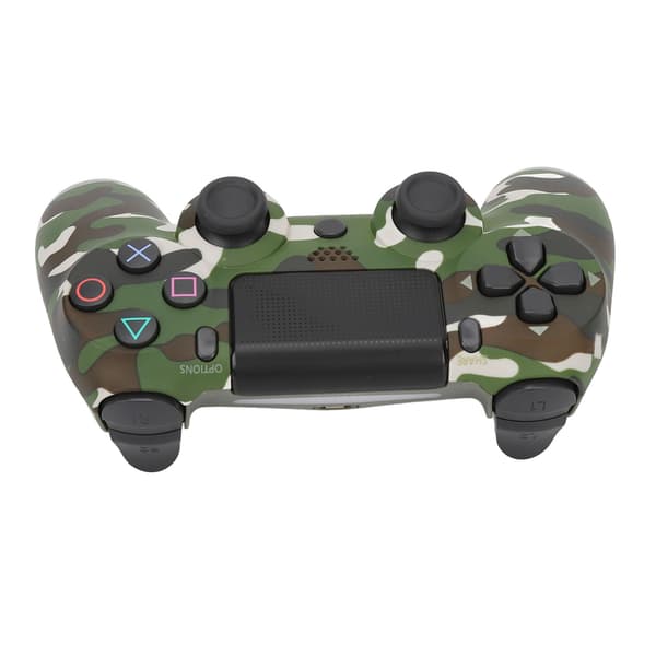 Trådløs controller med dobbelt vibrationsfølsomhed til PS4 Slim Pro til PS5 Camouflage Green