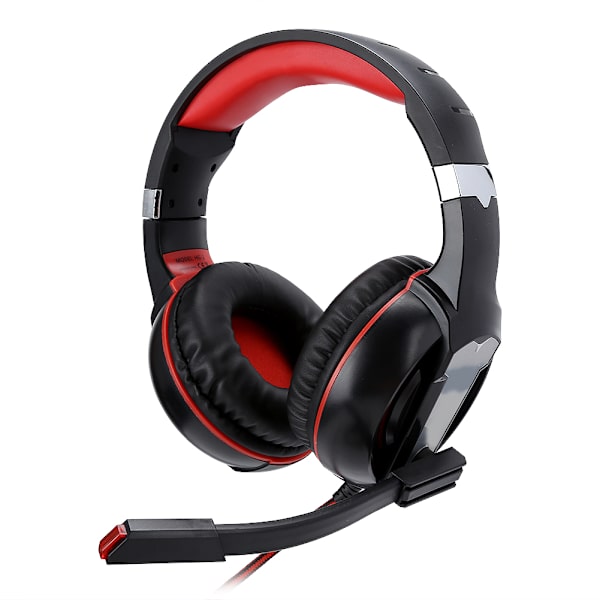 HG‑2 Gaming Headset Kablet On‑Ear Hovedtelefoner Subwoofer Stereo med LED Mikrofon til PS4