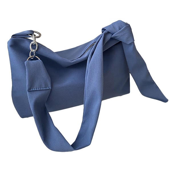 Kvinners Skulder Bag Stor Kapasitet Casual Lazy Style Messenger Bag for Skole Arbeid Gratis Størrelse Blue