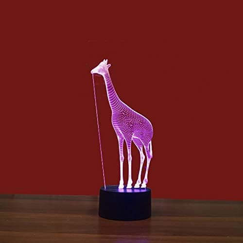 Giraf Akryl 3D Natlys USB LED Bordlampe Hjem r2d2 3D Kunst Lampe