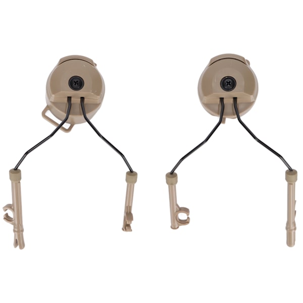Hjälm Arc Rail Adapter Headset Hållare Upphängningshörlurar Fäste för Comtac I II för MSA för Sordin HeadsetBrun