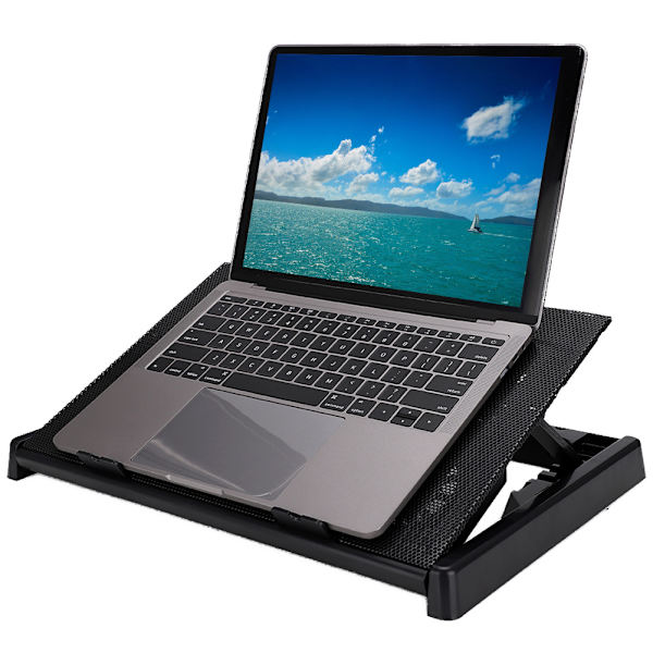 Nuoxi M7 Notebook Cooler Tilting 5-Mode Justerbar Computer Base til bærbar computer op til 17 tommer