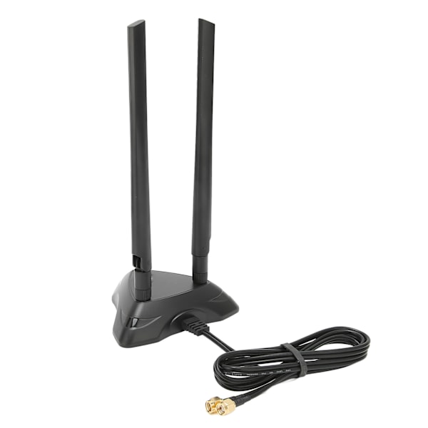 WIFI-antenn med magnetisk stativbas 2,4 GHz 5,8 GHz Dual Band Omnidirectional 6dBi antennsignalförstärkningsantenn