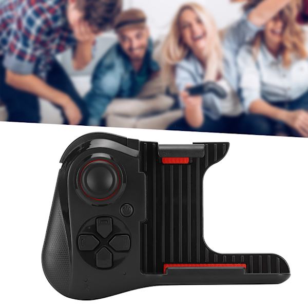 ABS Bärbar Enhands Trådlös Bluetooth Spelkontroll Gamepad Joystick för Android/IOS Svart