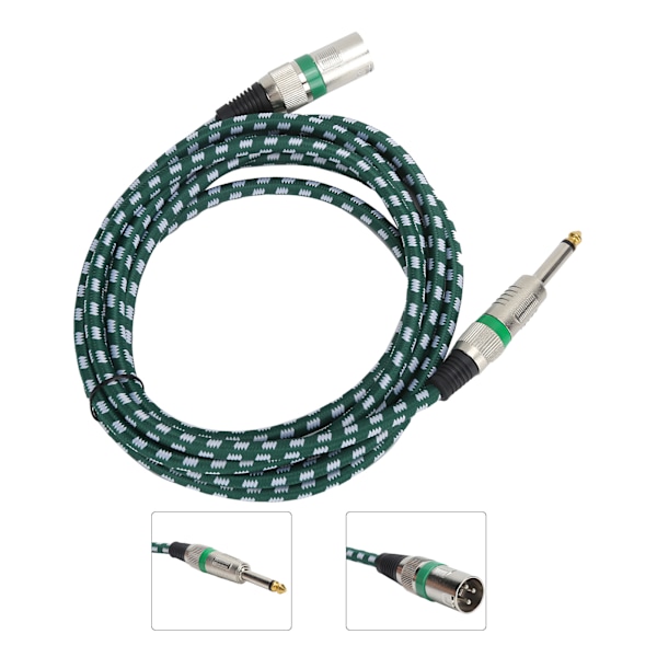 JORINDO XLR til 1/4 tommer 6,35 mm han-kabel afbalanceret signalforbindelsesmikrofonledning JD6008