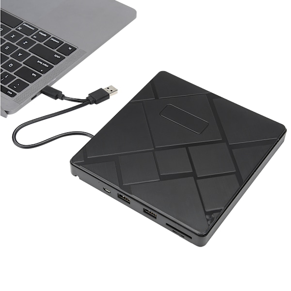 USB3.0 Type C Dobbelt Interface Ekstern Mobil DVD Brænding Optisk Drev DVDRW