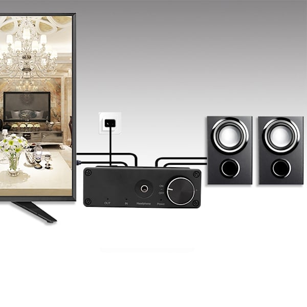 GV-018 HDMI Audio Extractor 2CH Stereo Hovedtelefonforstærker